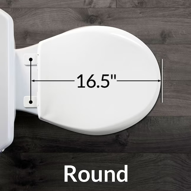 Bemis Eden Cushioned Vinyl White Round Padded Toilet Seat Comfortable Soft Seat