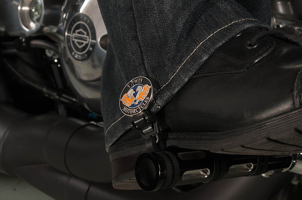 6" V-Twin Cycle Biker Boot Straps