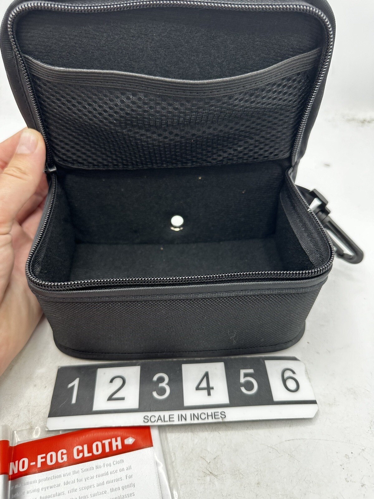 Smith Optics Ballistic Safety Glasses Case Zip Black Only Case AEGIS MOLLE Army