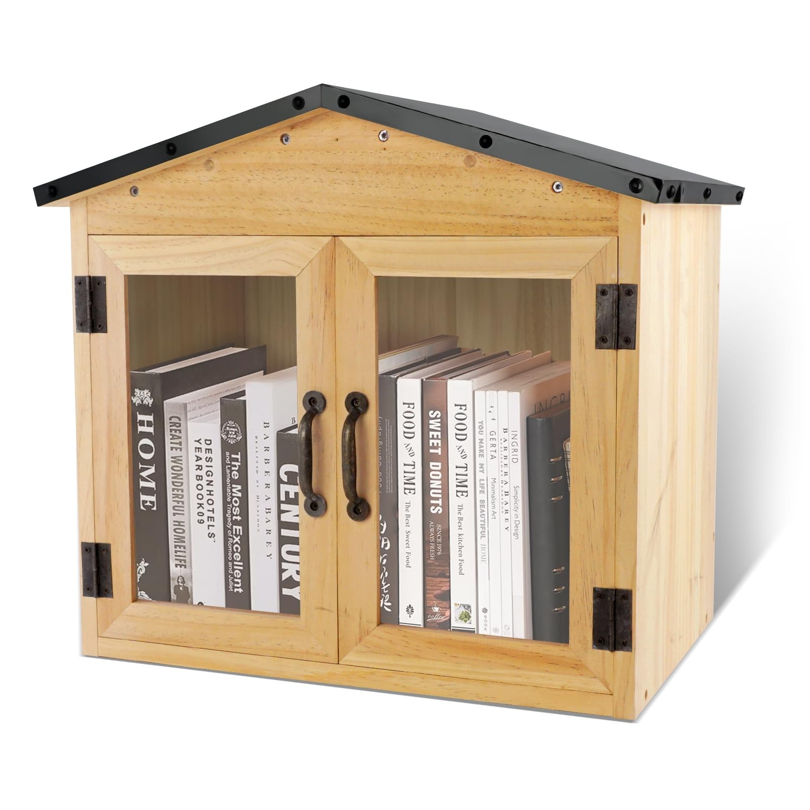 Outdoor Library Box Literature Exchange Box Outdoor Book Storage Little Wood ...