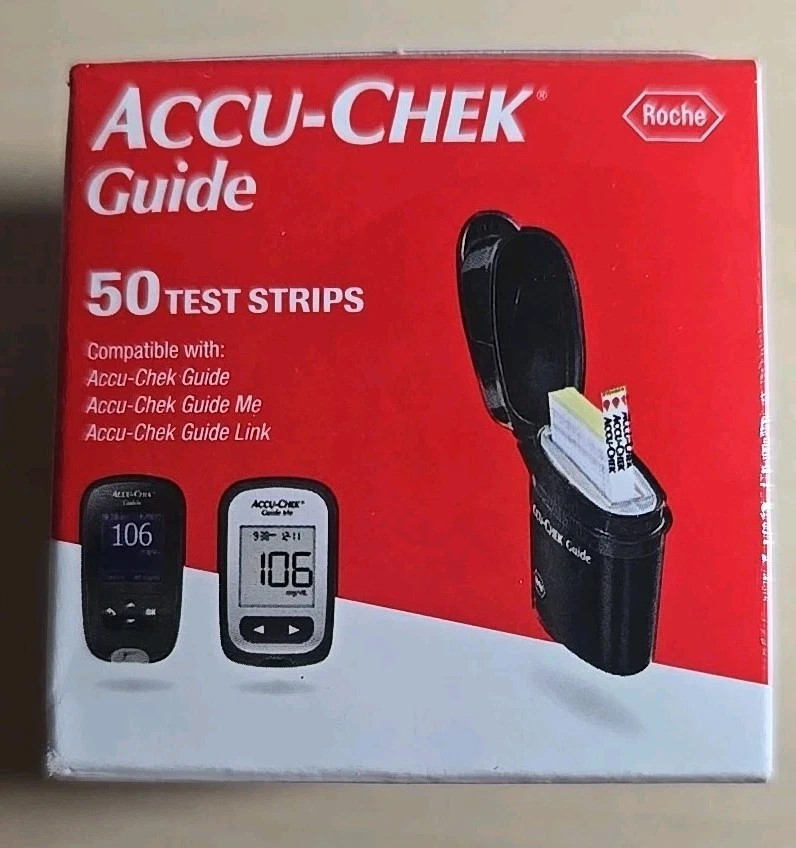 100 test strips Accu- Chek Guide EXP 12/2025+ , FREE SHIPPING