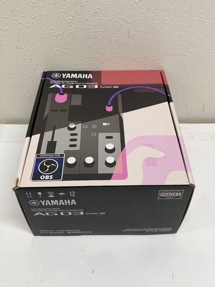 YAMAHA AG03MK2 MIXER Used