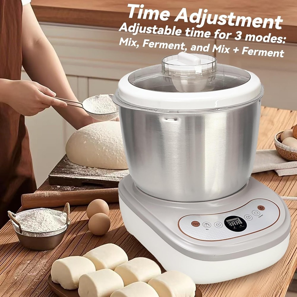 7.4Qt Automatic Dough Maker with Fermentation Function - Perfect for Homemade...