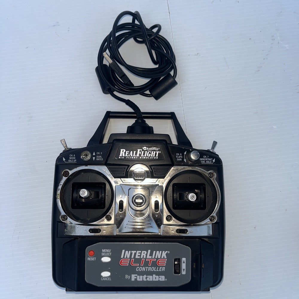 GreatPlanes Futaba RealFlight G4 R/C Simulator Interlink Elite Controller