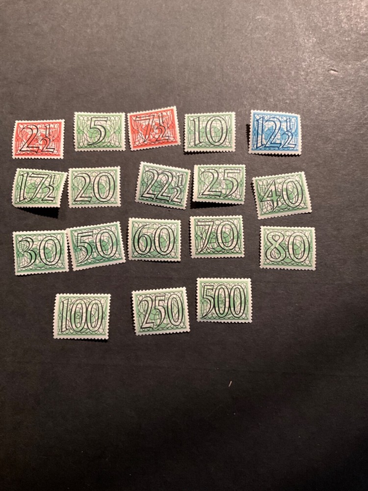 Netherlands Scott #226-43 never hinged