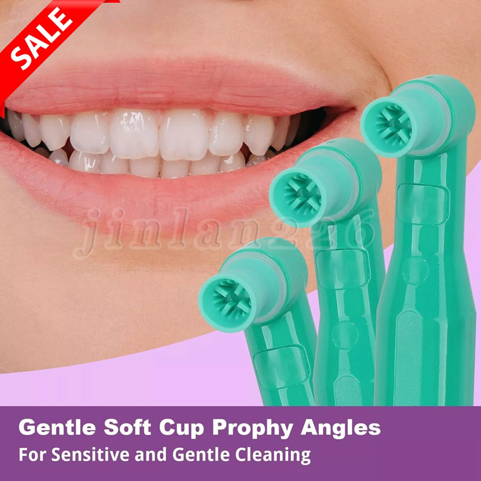 Dental Disposable Prophy Angles Regular Latex Free Right Angle 90° 100pcs