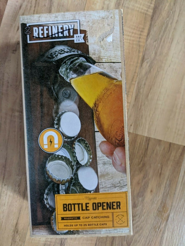 Refinery Magnetic Cap Catching Bottle Opener