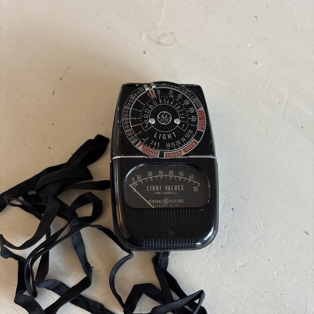 GE Meter Light Exposure Model 8DW58Y4 Original Leather Case