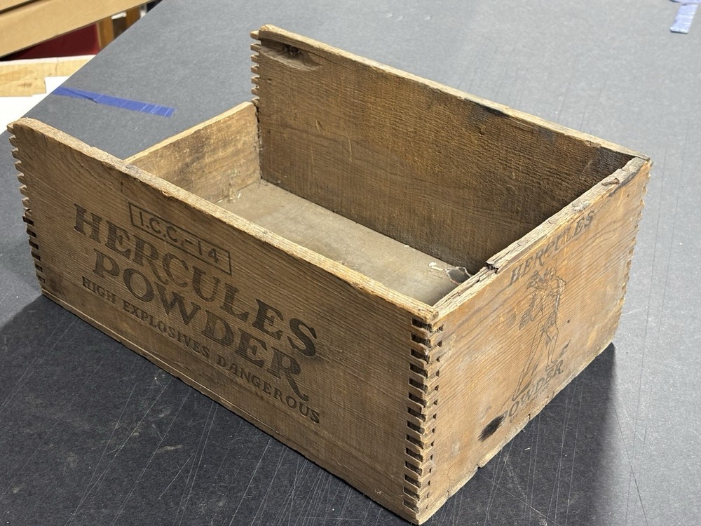 1920s 1940s Mining Papers Powder Box