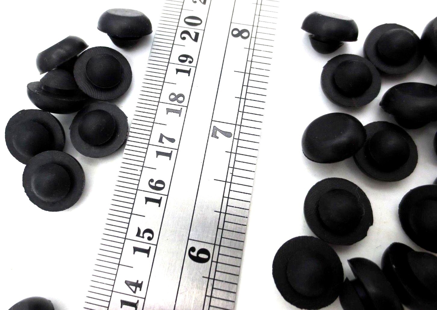 1/4" Hole Fit Rubber Grommet Bumper Push-In For 1/4" Hole 1/16" Panel - Durable!