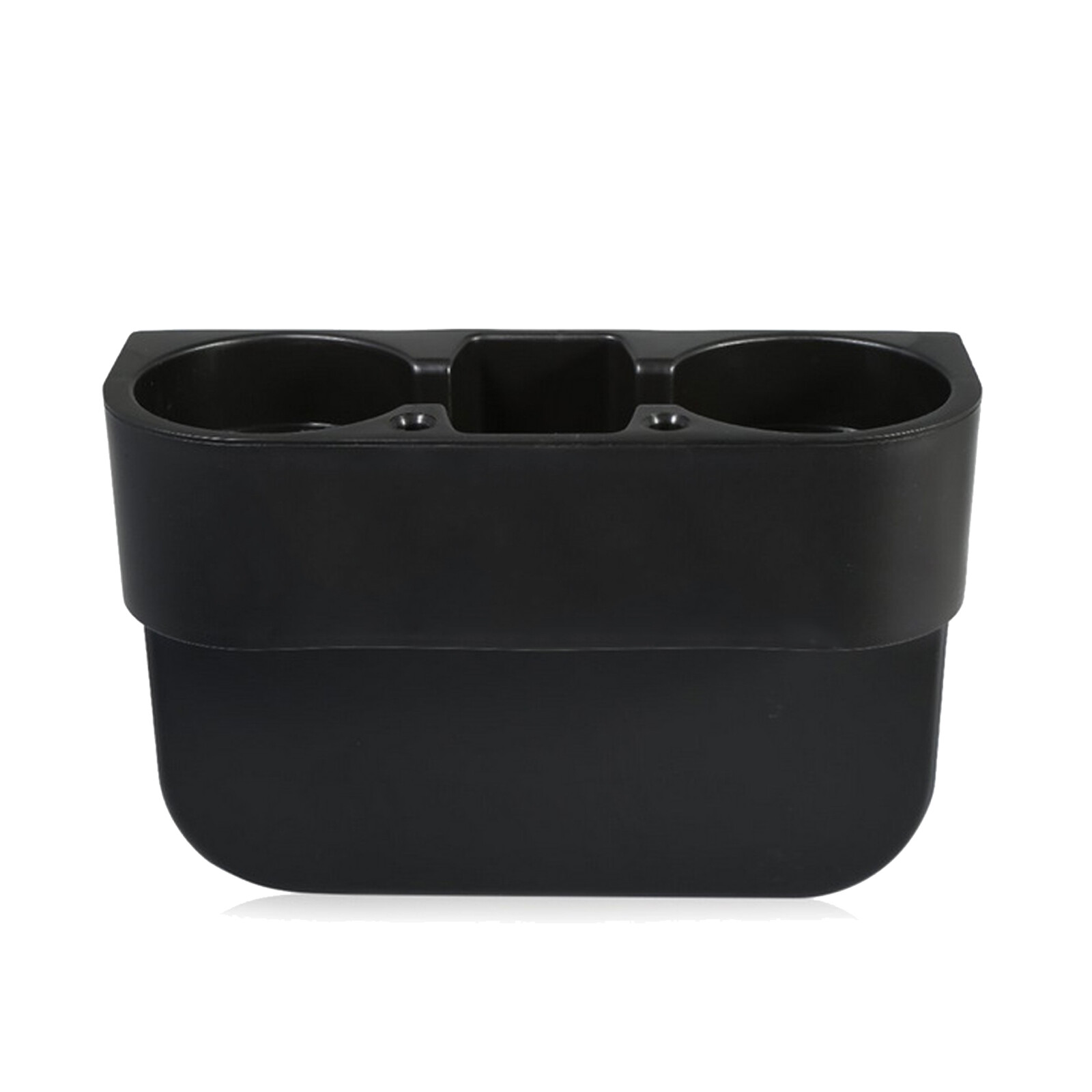 Black 2 Cup Holder Drink Beverage Seat Seam Wedge Car Auto Truck Universal Mount