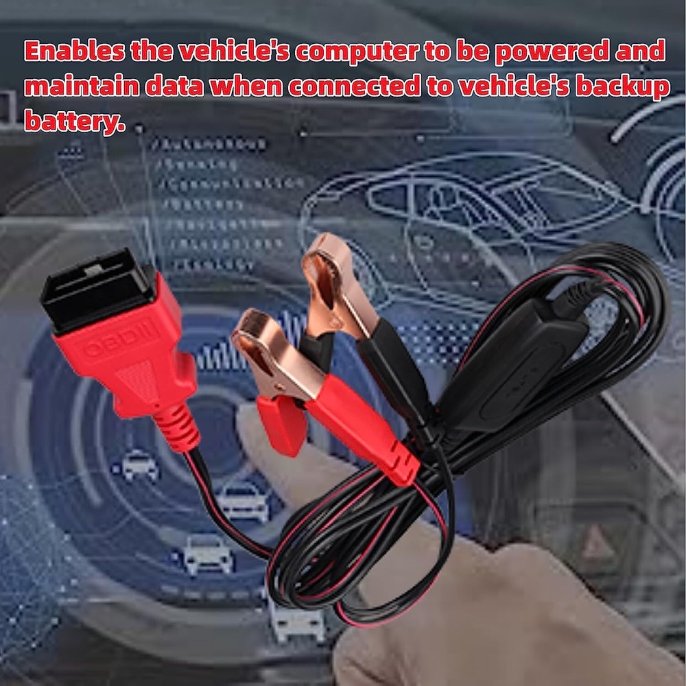 AUTEL MaxiBAS BTMS OBDII Memory Saver Polarity-Protect cable Preserves Auto code