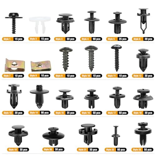795Pcs Car Push Retainer Clips & Auto Fasteners - 750 Clips + 41 Tools