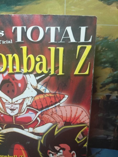 Sonny Strait Autographed and Sketch Pojo Dragonball Z Signed Magazine Krillin