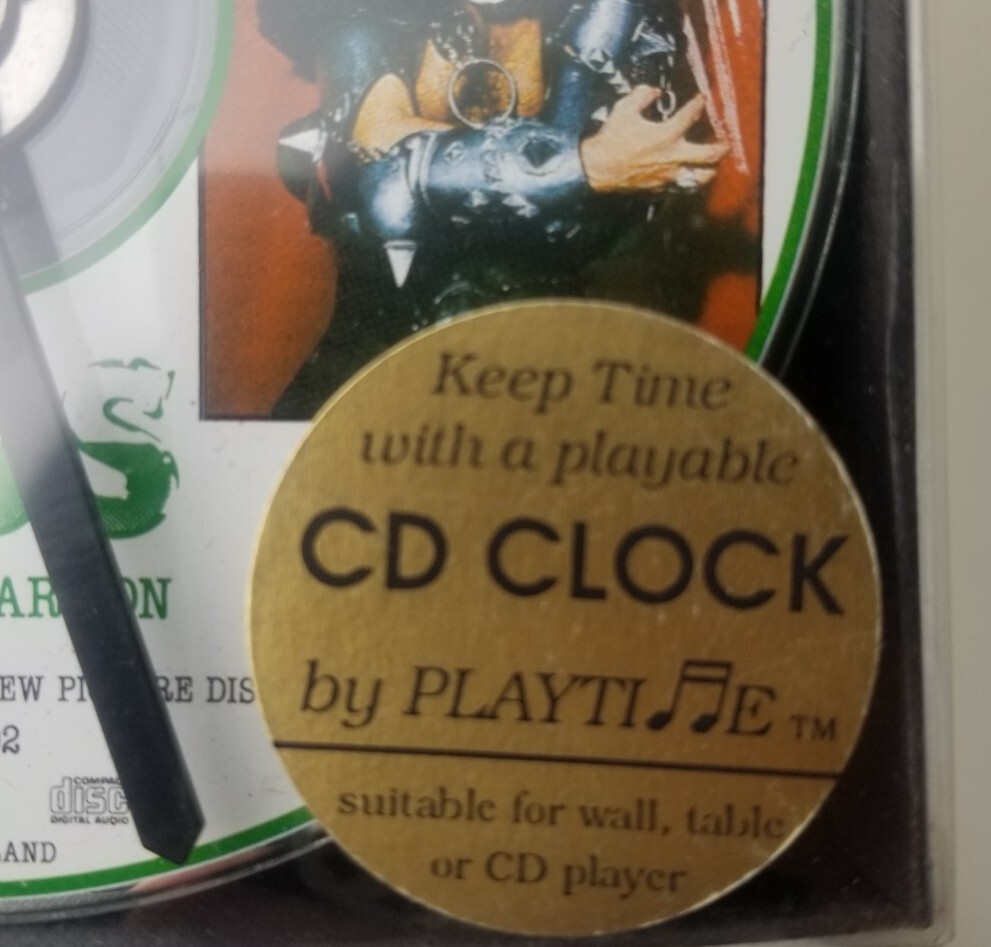 KISS CD Desk Clock Perfect Gift for KISS Fans.