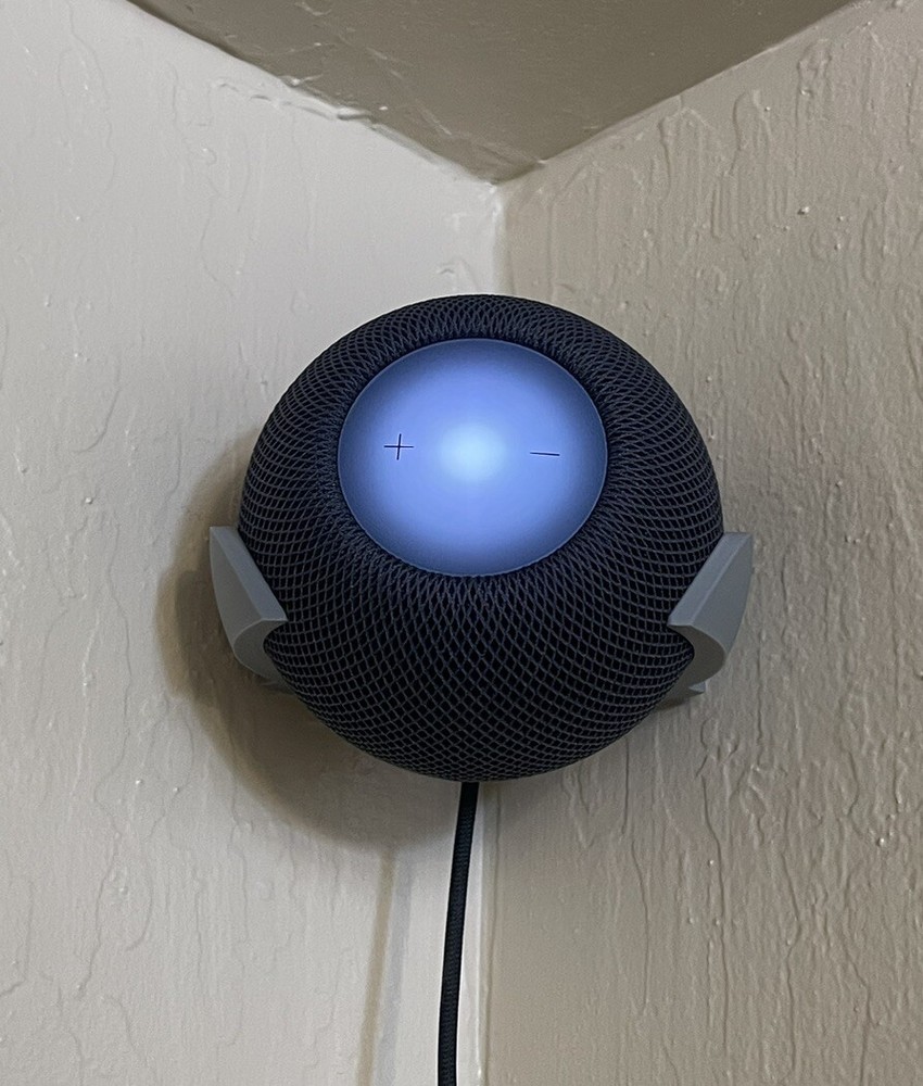 HomePod Mini Wall & Corner Mount Bracket Holder Accessory GRAY!
