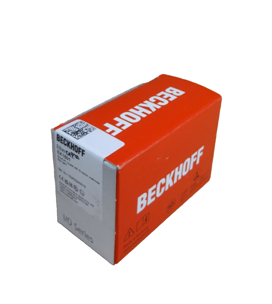 EK1501 BECKHOFF EtherCAT Coupler with ID Switch, Multimode Fiber Optic Connector [NEW]