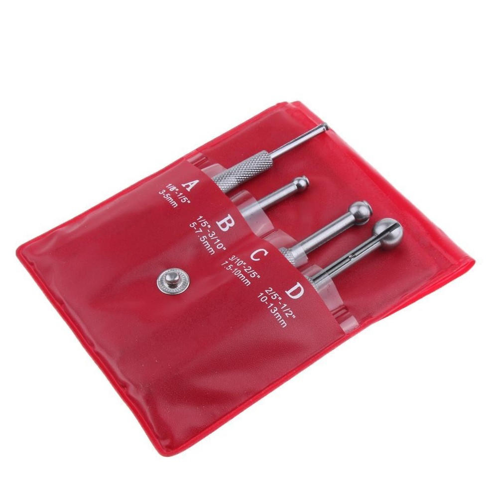 Telescoping 4 Pc Set 1/5\'\'- 1/2\'\' Range Precision Bore Hole