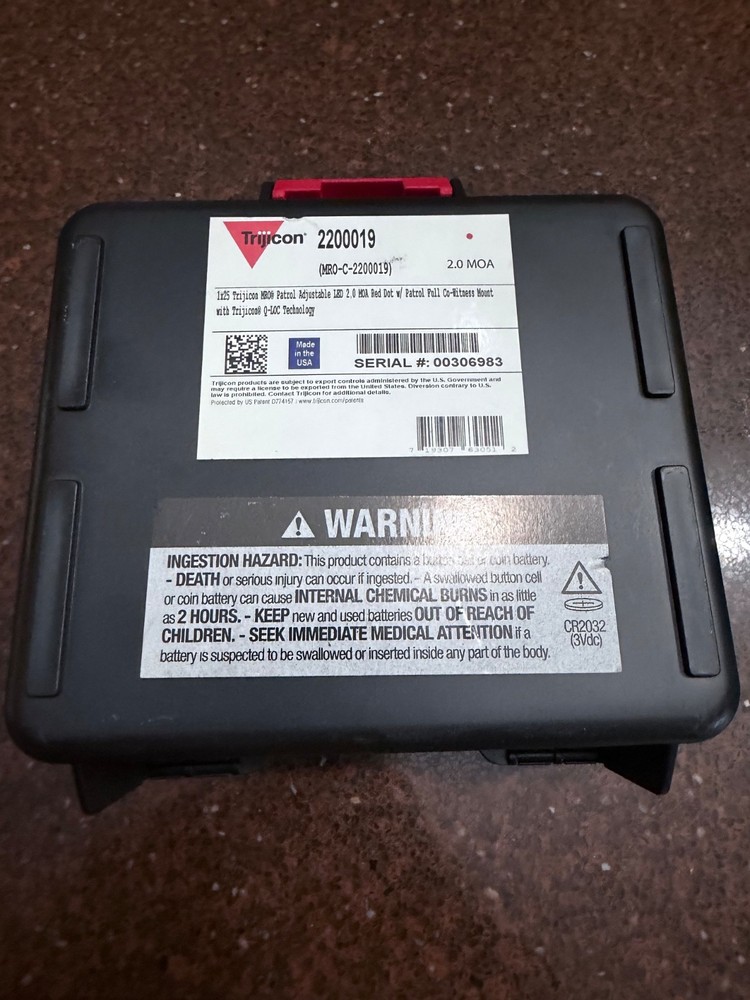 Trijicon RMRcc Case With Foam inserts