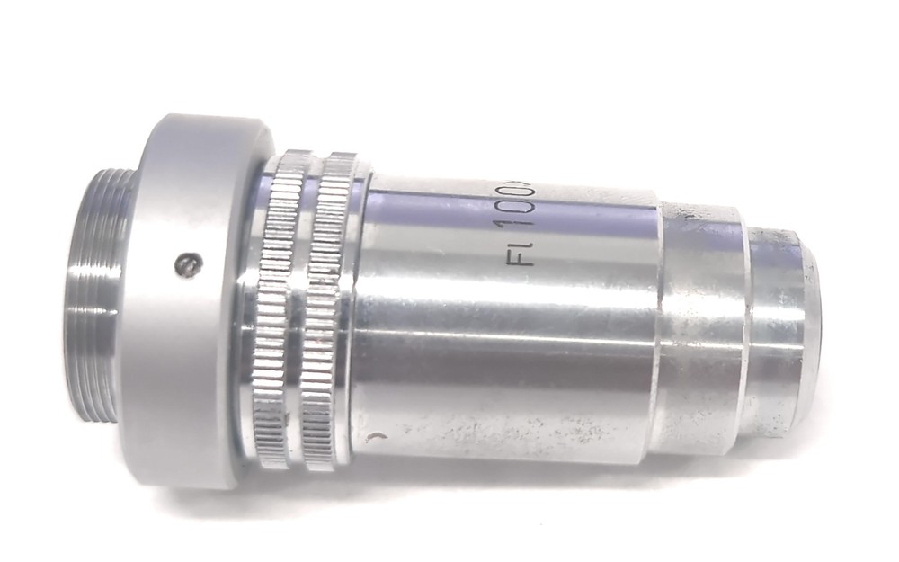 Leitz Wetzlar FL 100x/0.95 Microscope Objective Lens RMS Thread B42315