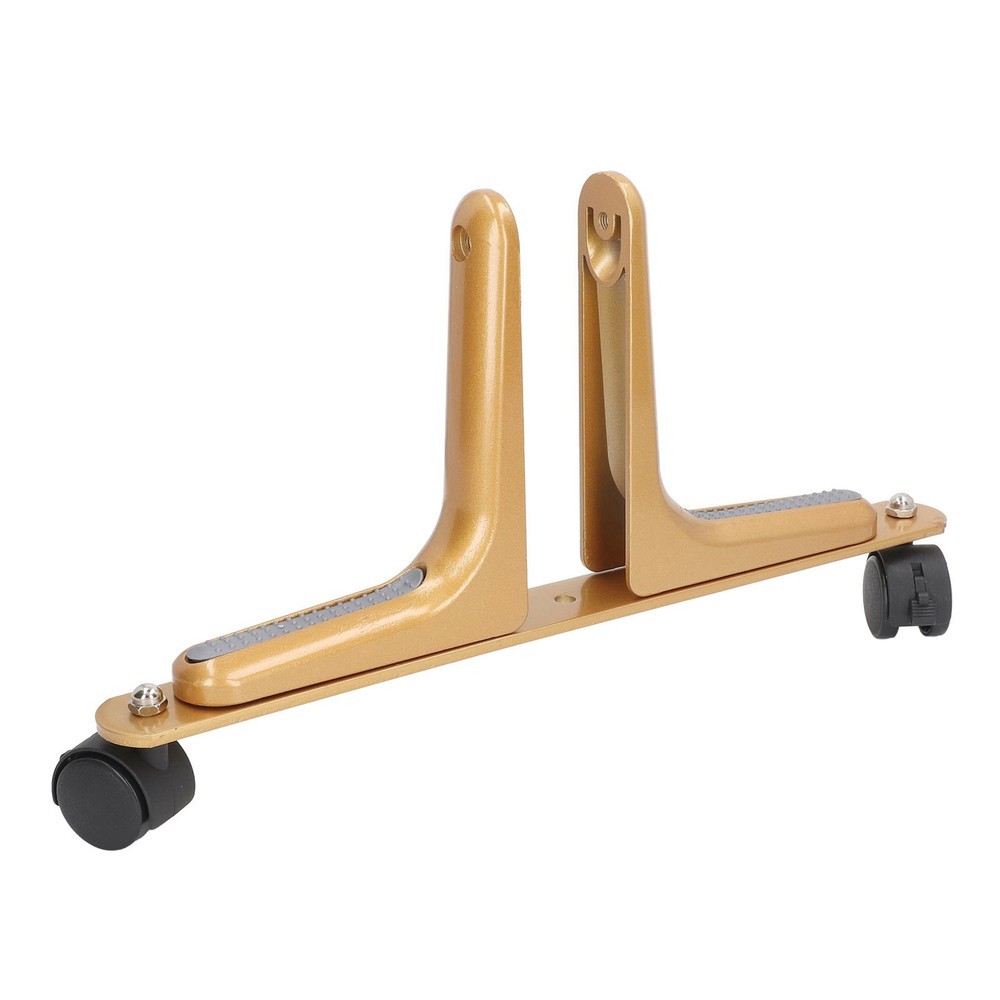 Gold 2 Set Room Divider Screen Holder Width Adjustable Movable Screen Partition