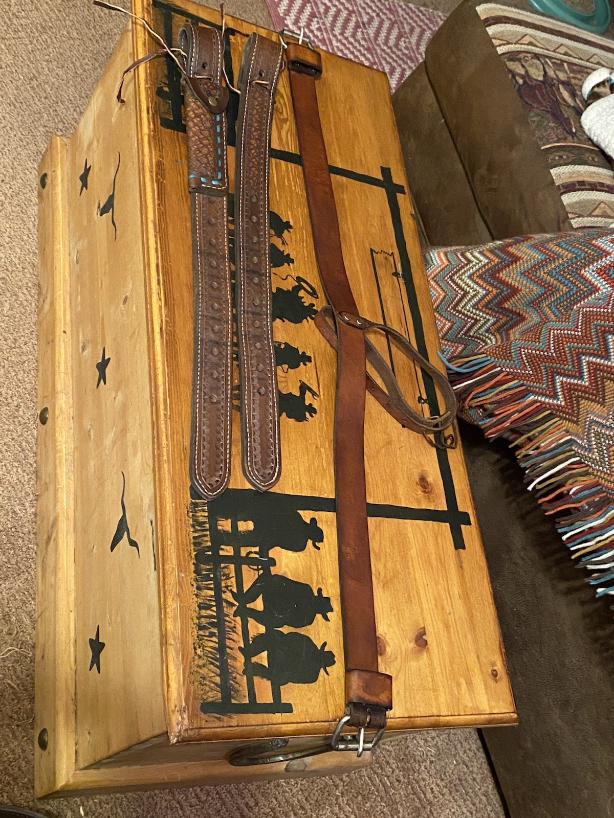 Double J Saddlery Western Saddle Back Billets + Flank Cinch BuckstitchHolder USA