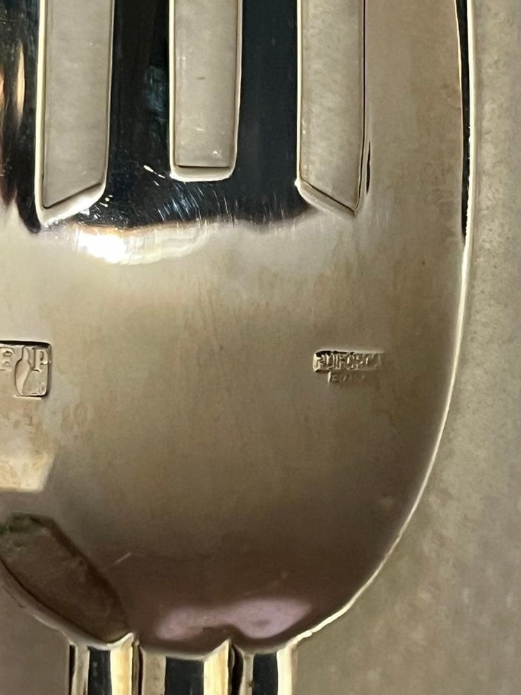 Puyforcat dessert knife and fork set