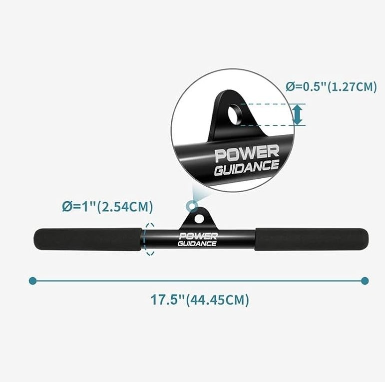 LAT Pull Down Bar Cable Machine Bar Attachment Triceps Biceps Pushdown Bar