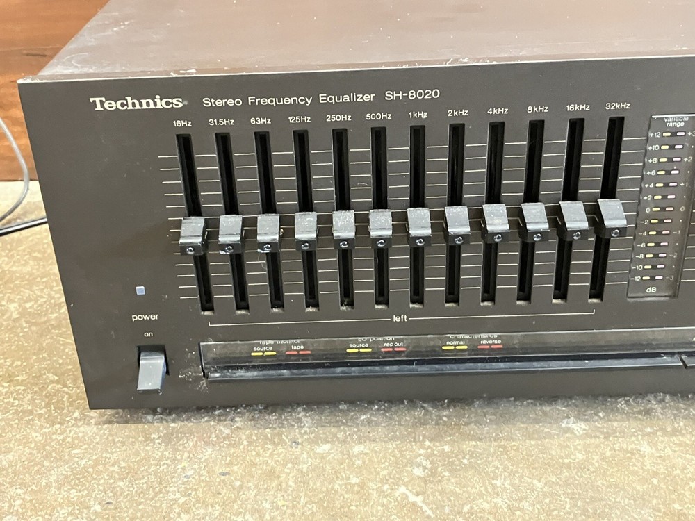 TECHNICS SH 8020 STEREO FREQUENCY EQUALIZER Tested Working