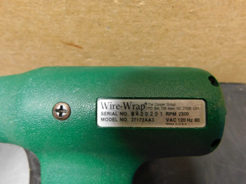 Cooper Group 120V Wire Wrapping Tool -- 27172AA3