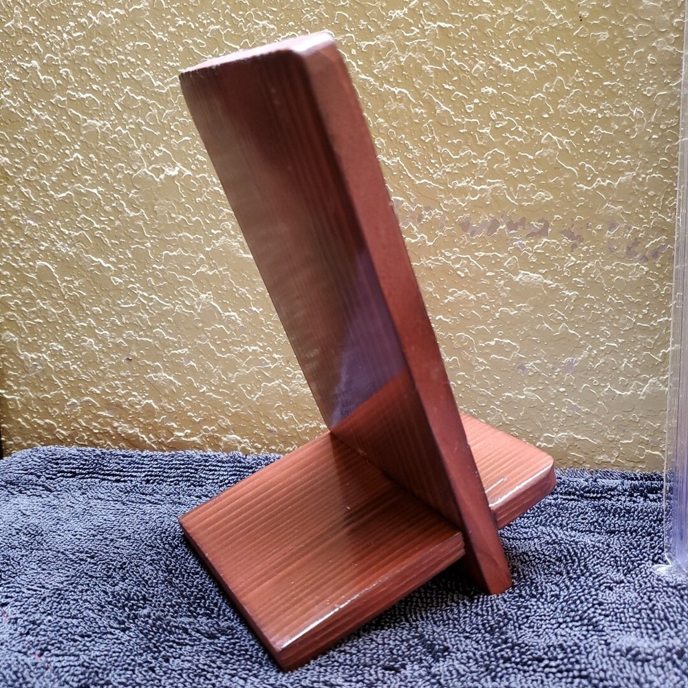 Custom Handmade 🧩 Solid Wood 🪵 Comic Book Display - Phone Holder - CGC Book🔥