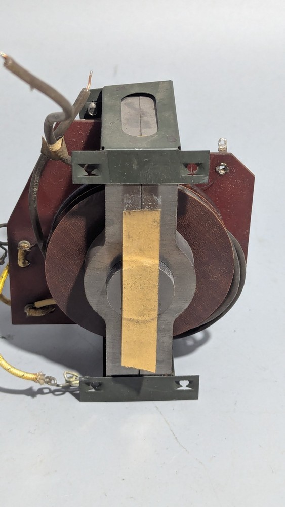 Vintage Adjustable Inductor / Magnetic Reactor – Iron Core Variable Choke – Indu