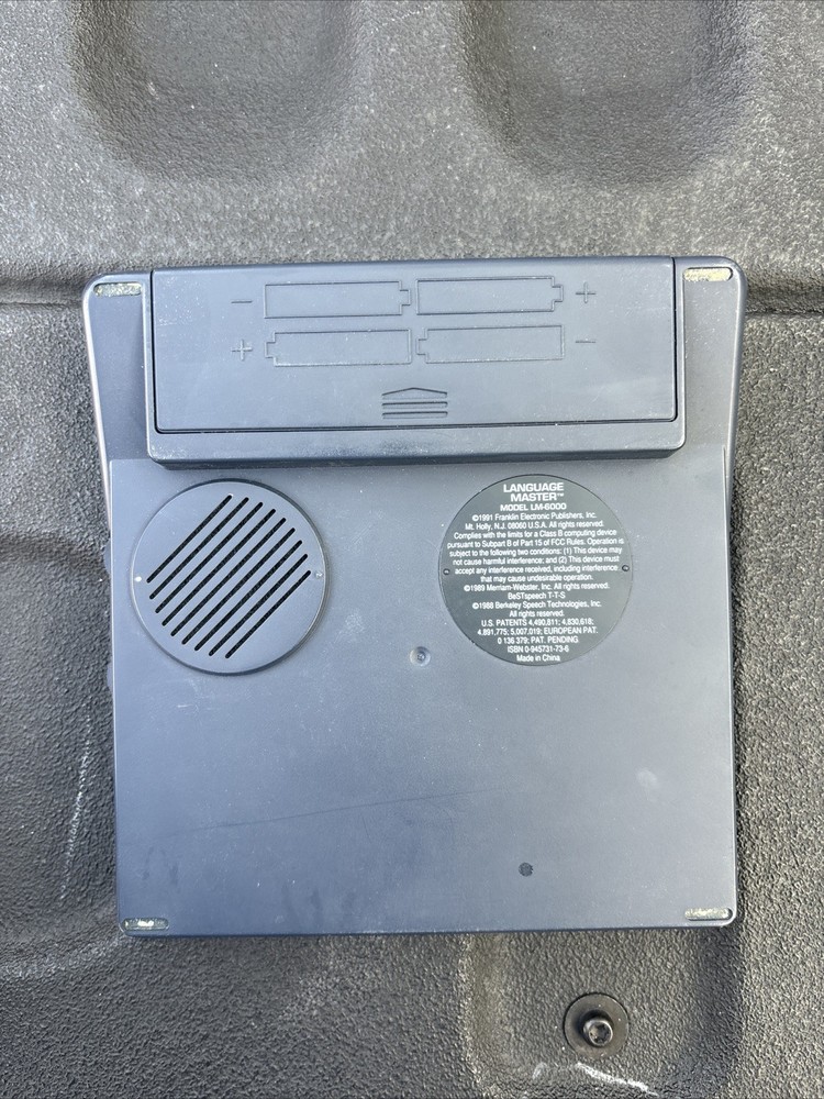 Franklin Language Master Lm-6000