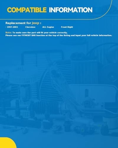 Front Right Side Power Window Regulator with Motor Compatible with Cherokee