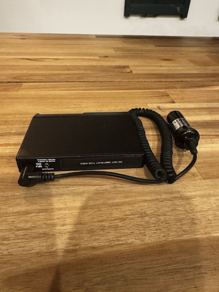 Maxon RD-XL Micro Radar Detector Tested Working With Leather Storage Bag
