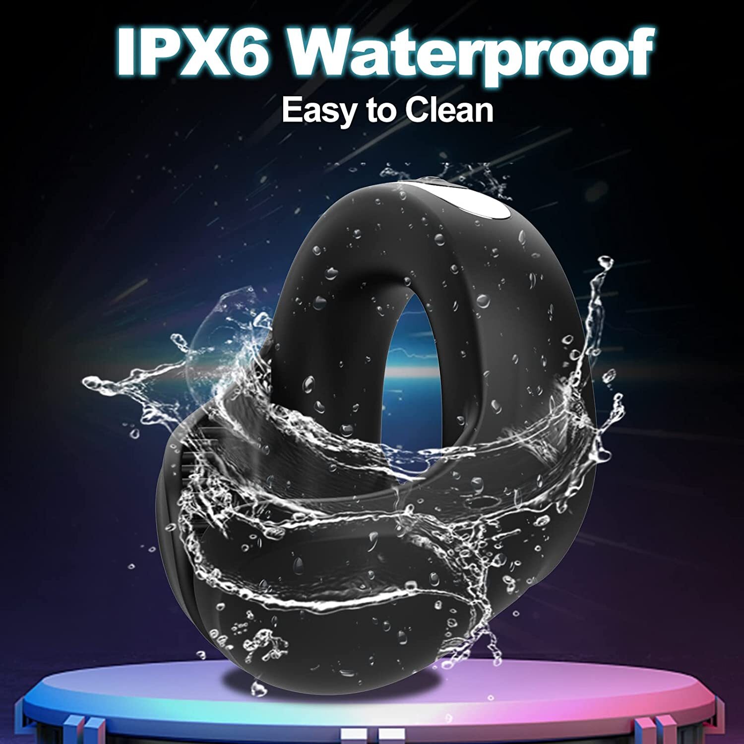 10 Vibrating Prostate Massager Penis Erection Cock Ring Vibrator Sex Toy for Men