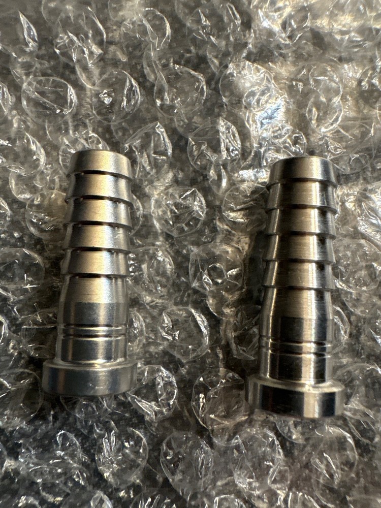 Two SS Stem’s 1/4 barb