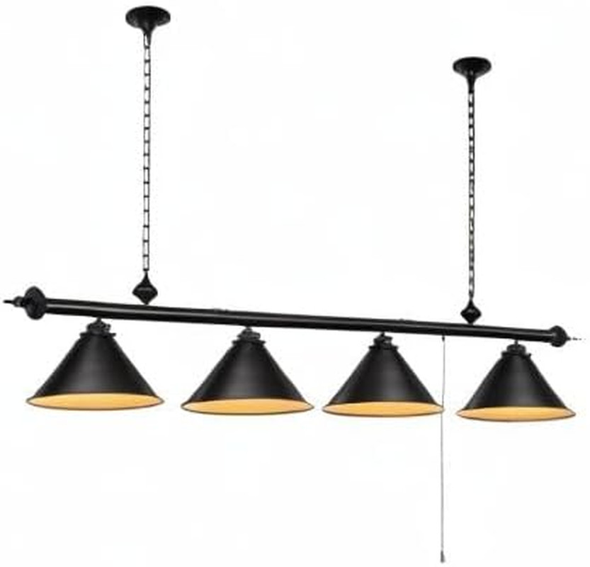 71In Billiard Pool Table Light with Pull Chain Switch on Pendant Light Fixture 4