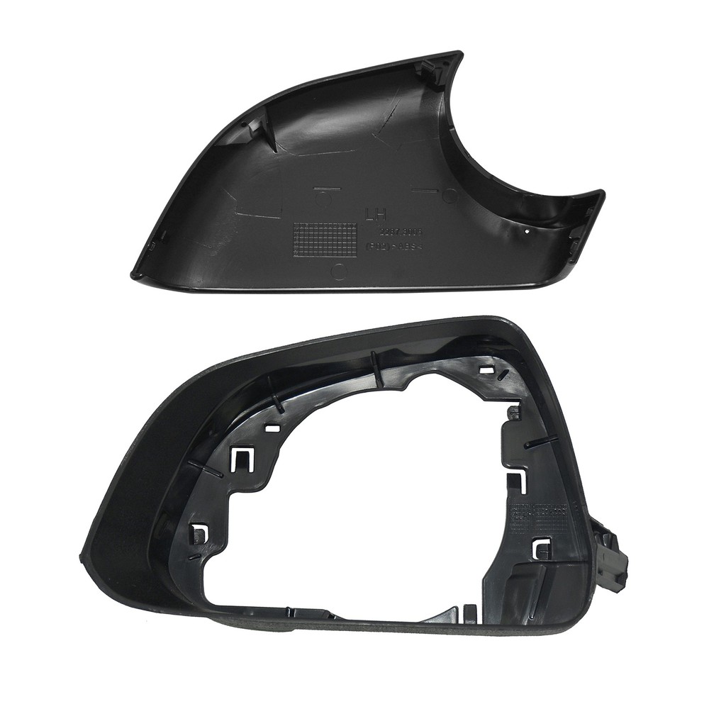 Black Left Front Side Mirror Base Cover Holder Frame For Tesla Model 3 2017-2021