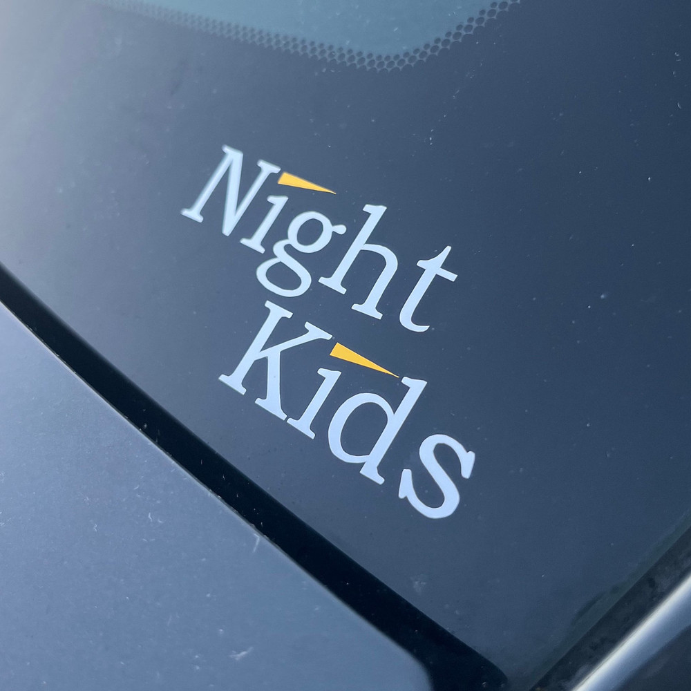 Night Kid's Initial D team DECAL [Large SIZE]