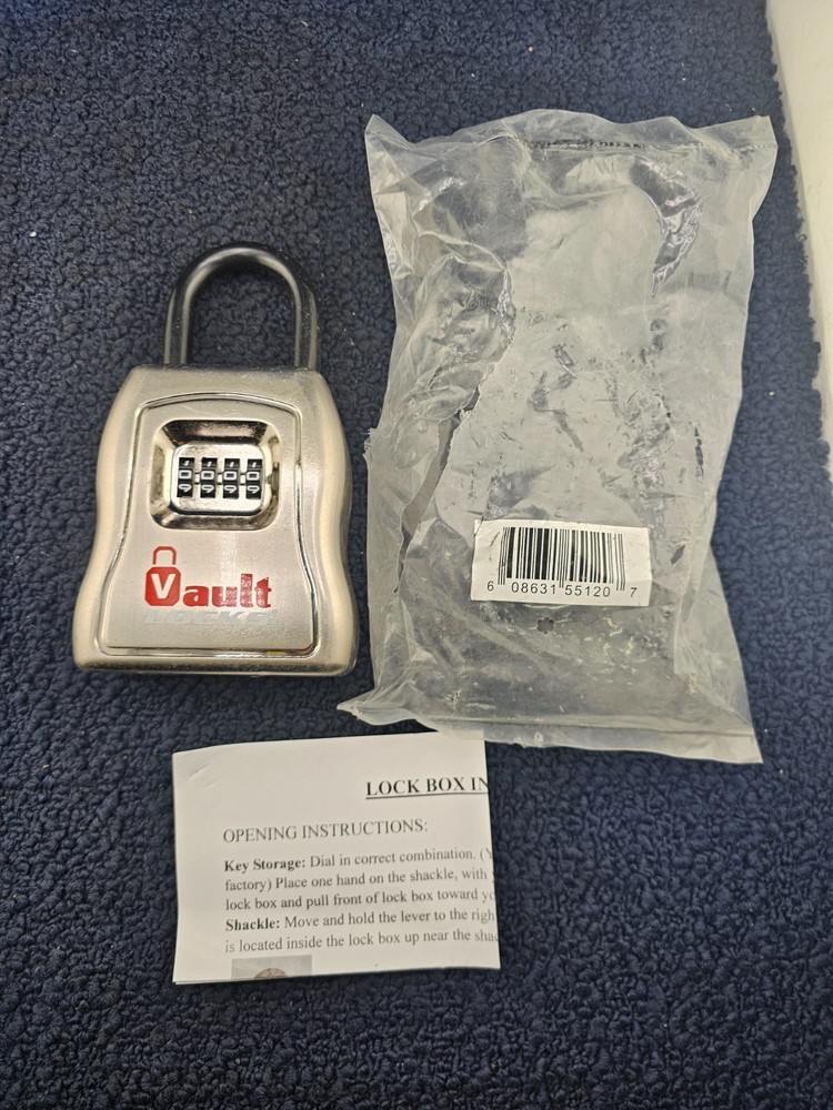 VaultLOCKS® Anti-theft Silver Lock Box For Locking Shackle Extra Secure