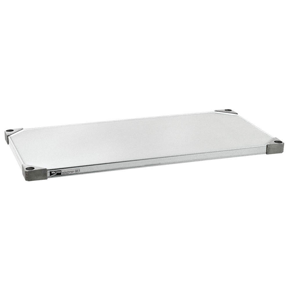 METRO 1824FG Solid Shelf,18 inx1 1/2 inx24 in 22A189