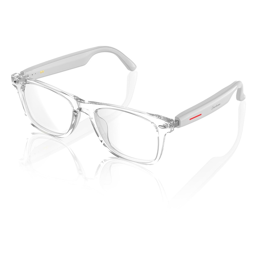 Smart Bluetooth Glasses with Voice Assistant, Touch Control, 8-Hour Battery Life