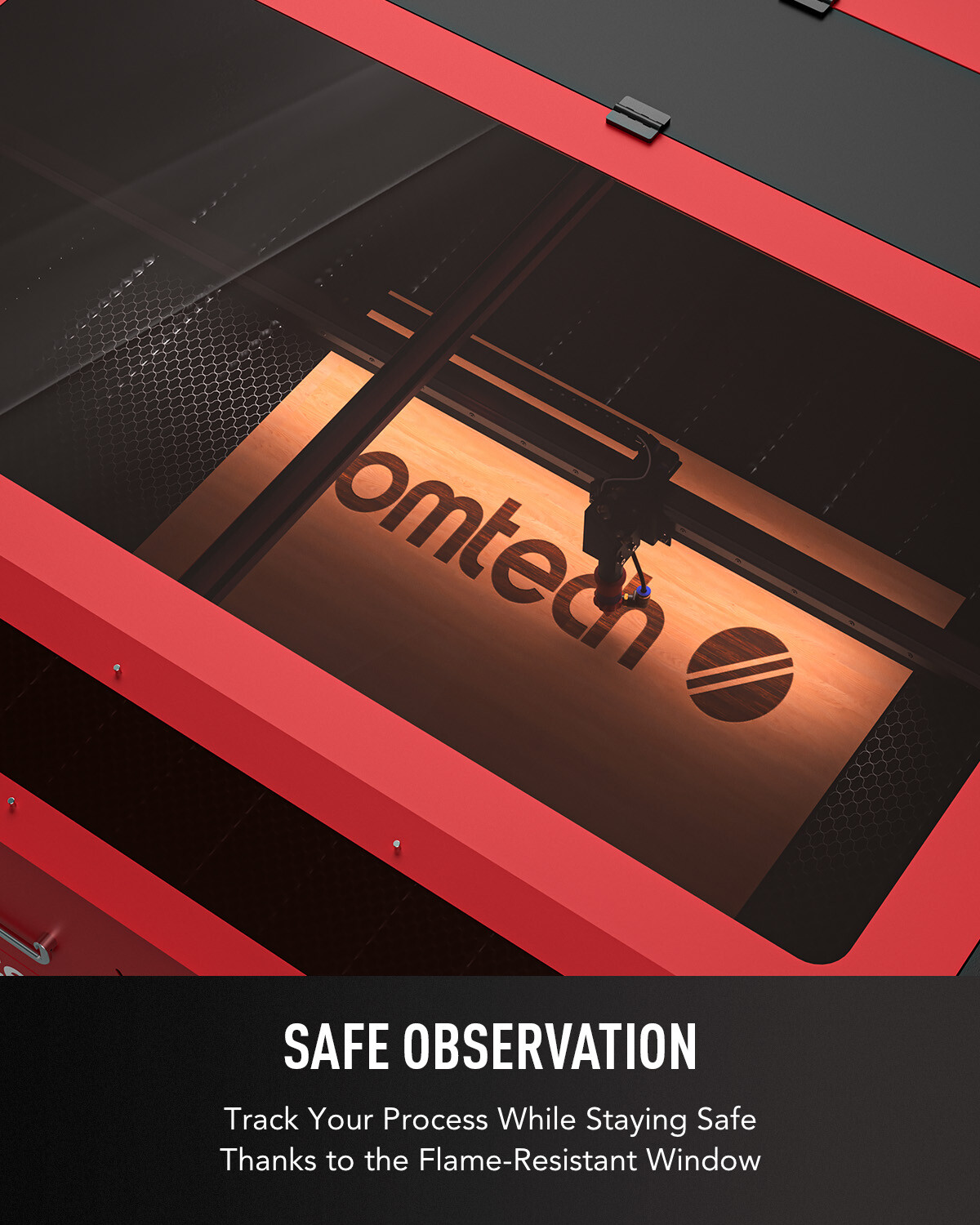 OMTech AF3551-130 130W CO2 Laser Engraver Cutter Cutting Engraving Machine 2023