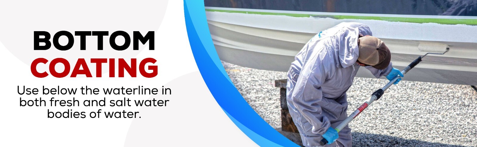 Super Slick 2000 Epoxy Bottom Coating for Airboats, Jet Ski's, etc.: Quart Kit