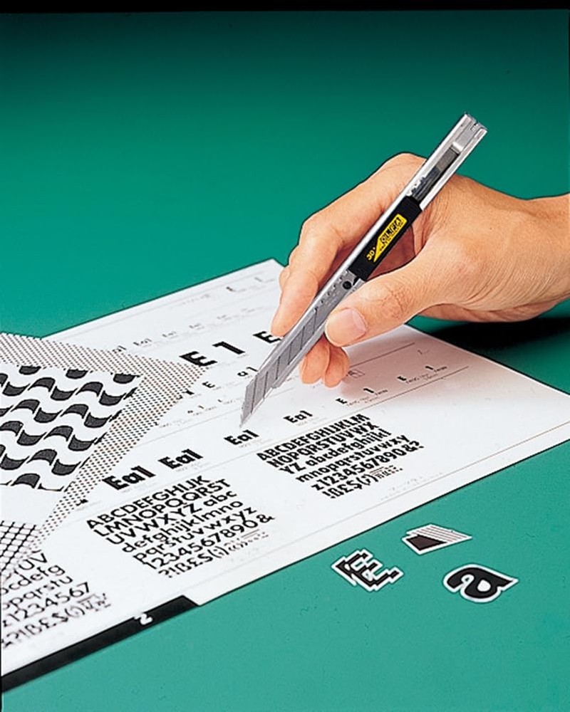 Folding Utility Knife With Replacement Blades Auto Lock Silver Sharp Edge