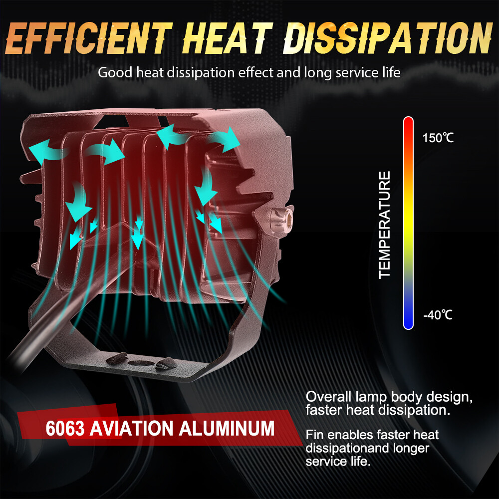 Roof 42" LED Light Bar +4"Pods Wire For Can-am Commander 700 1000R Max 2022-2025