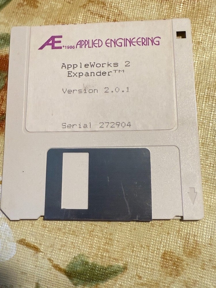 Applied Engineering AppleWorks 2 Expander v2.0.1   3-1/2 disk