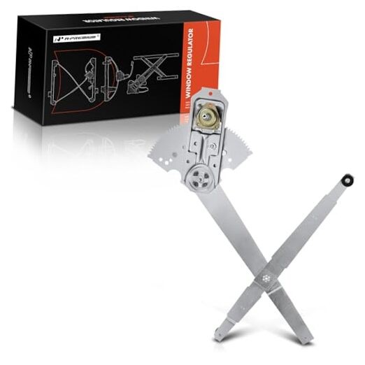 Front Driver Side Manual Window Regulator Compatible with Dodge Ramcharger