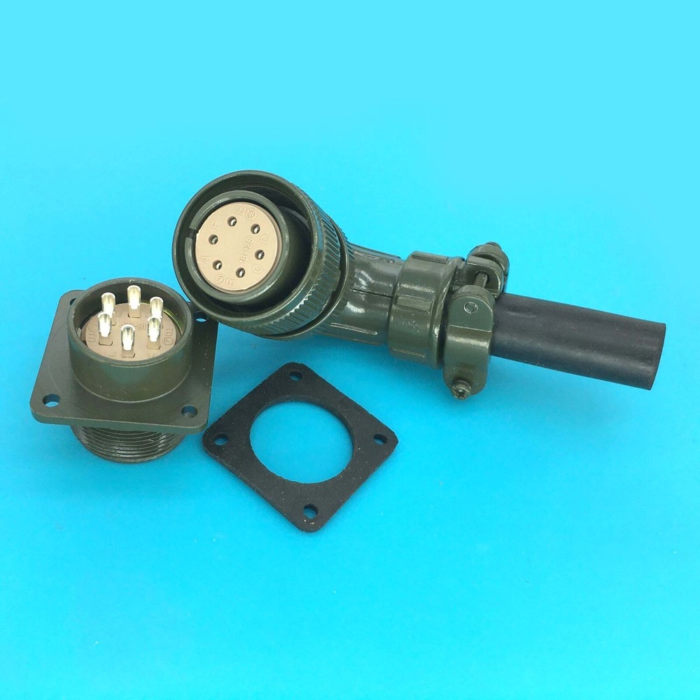 set 90° Encoder plug servo motor connector MS3102A18-12P 3108A18-12S 6-core 6pin